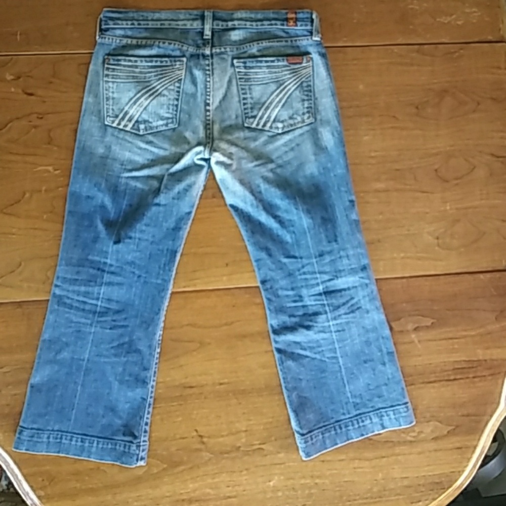 Dojo 7 for all mankind capri jeans
